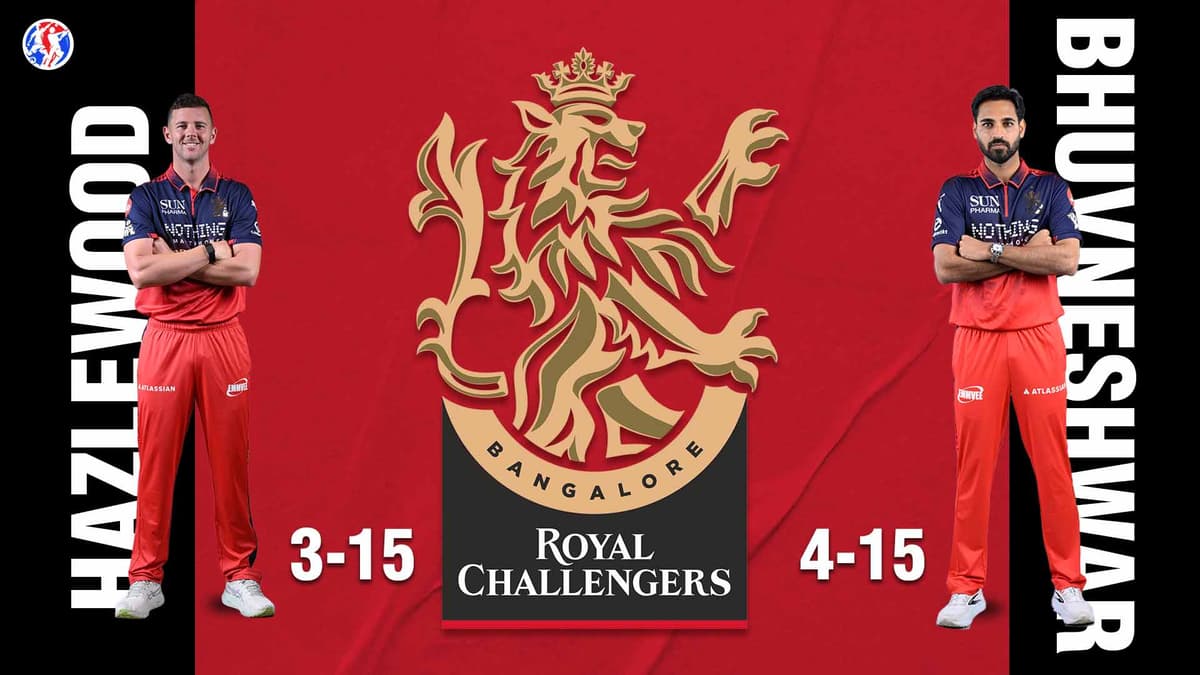 Hazlewood and Bhuvneshwar Run Riot as RCB Humble Delhi Capitals